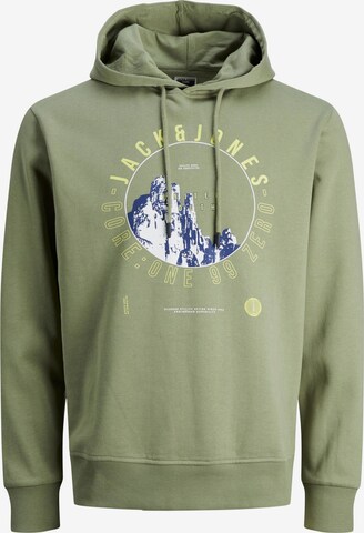 JACK & JONES Sweatshirt 'Okalf' in Green: front