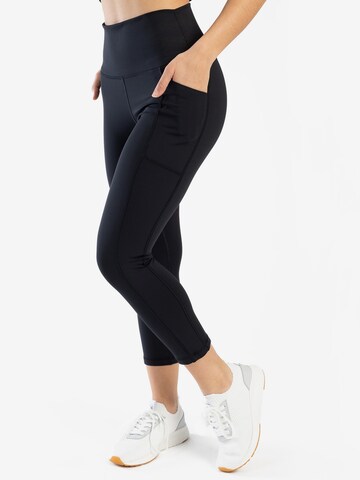 Skinny Pantaloni sportivi di Spyder in nero