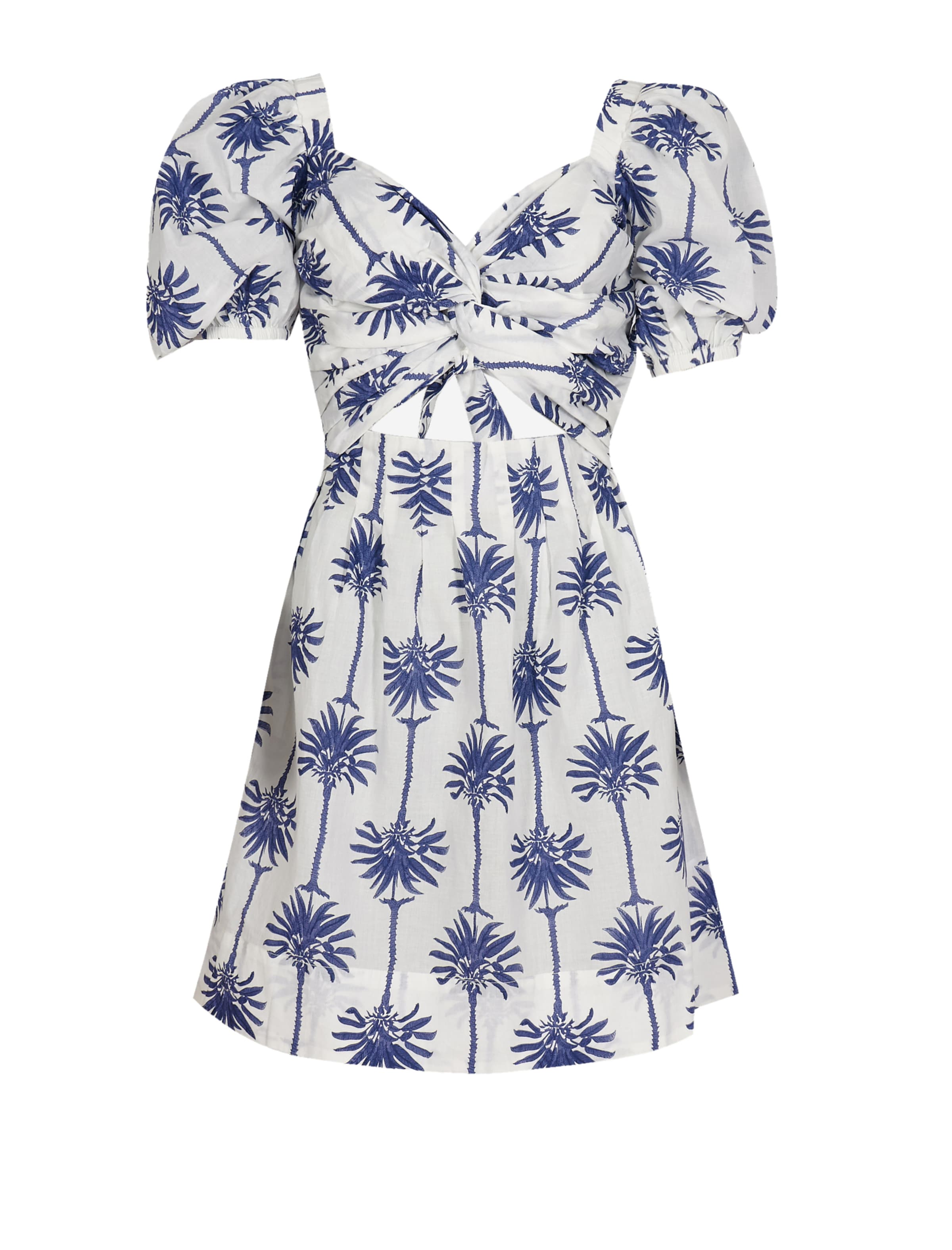 South Beach Kjole i lyseblå / hvid, Produktvisning