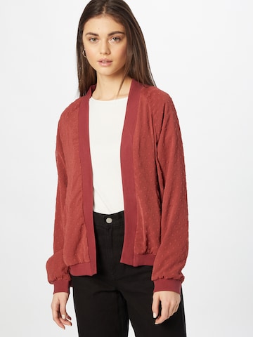 ABOUT YOU Prehodna jakna 'Lili' | rdeča barva: sprednja stran