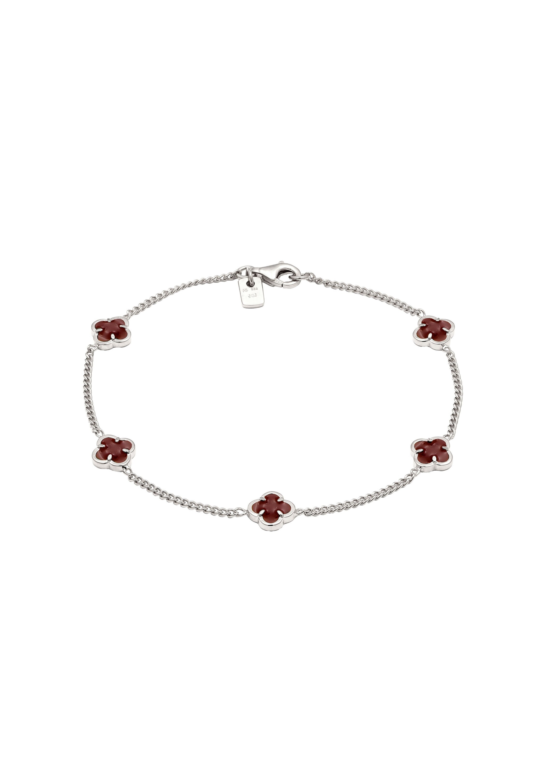 KUZZOI Bracelet 'Kleeblatt' in Red