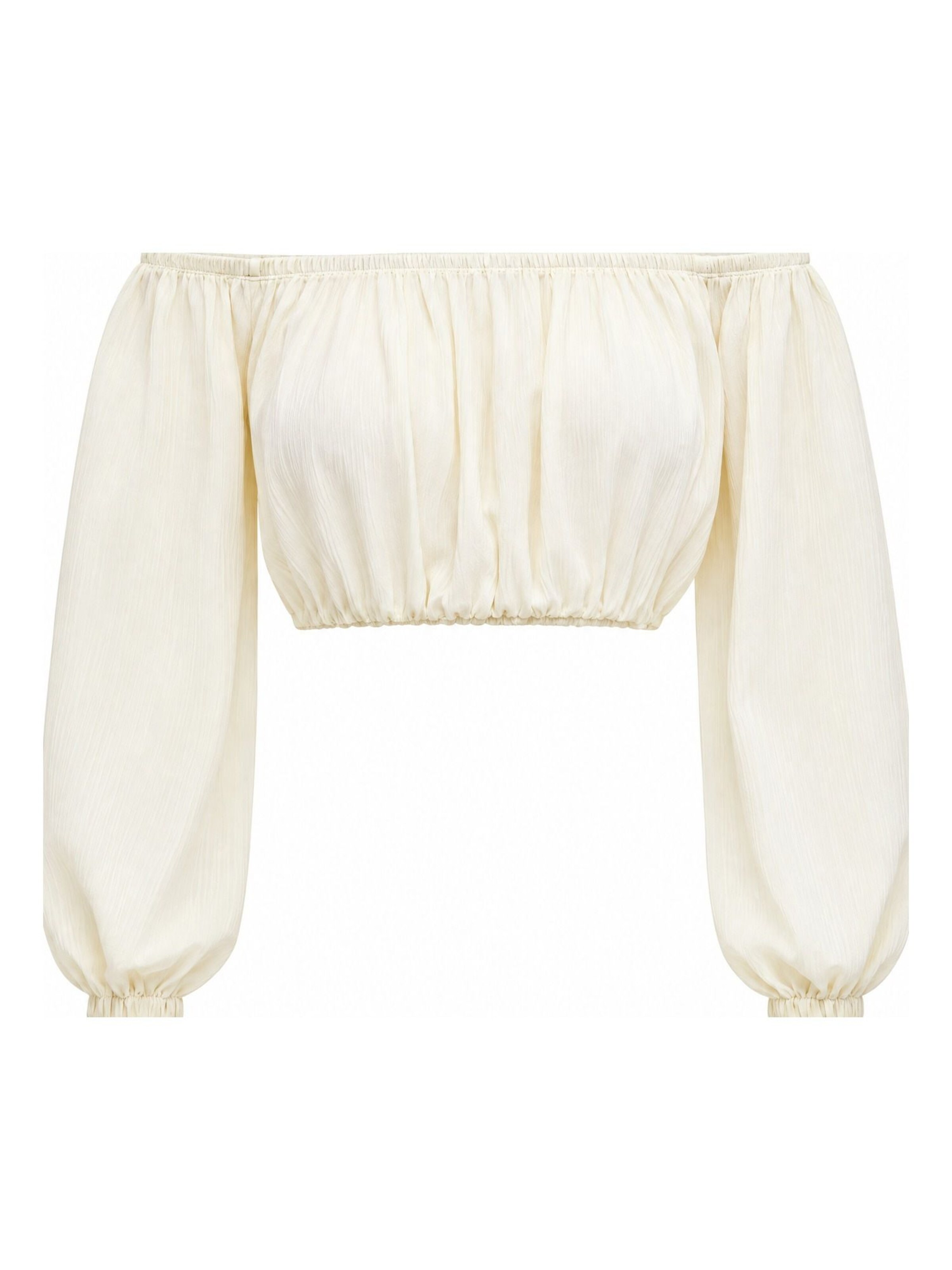 Ethiquet Top 'Crop Top' - bézs