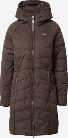 Manteau fonctionnel 'DIZZIE' Ragwear en marron : devant