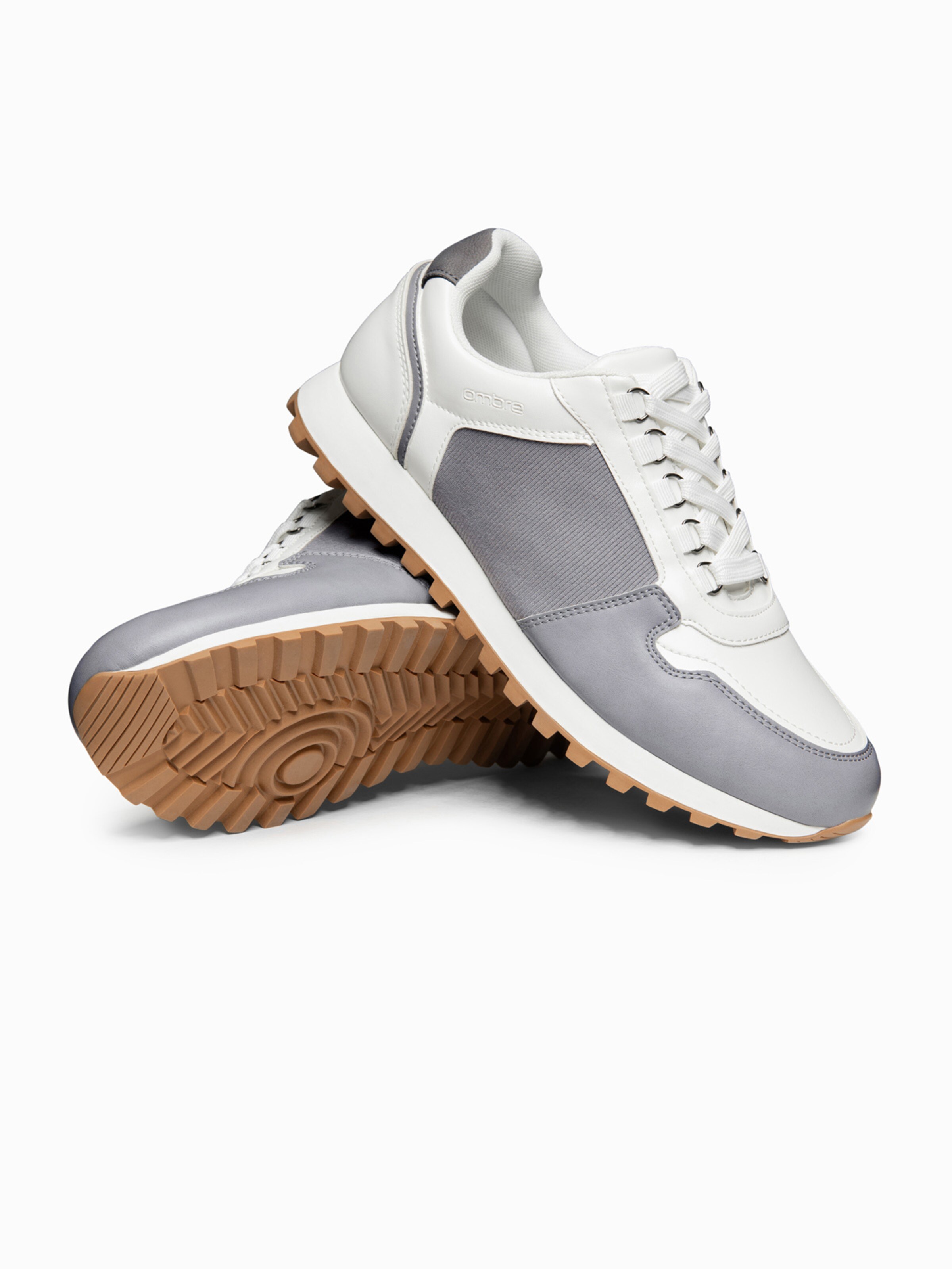 Ombre Sneakers hoog in Wit