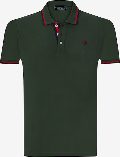 Sir Raymond Tailor Shirt 'Amsterdam' in de kleur Navy / Donkergroen / Knalrood, Productweergave