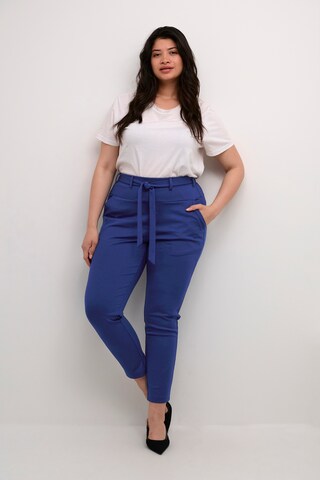 KAFFE CURVE Regular Hose 'Jenna' in Blau