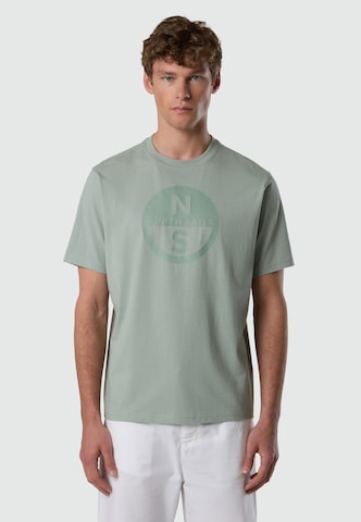 North Sails Shirt in Groen: voorkant