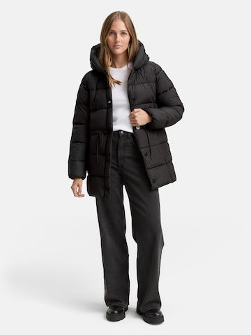 TOM TAILOR DENIM Winterjas in Zwart