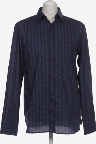 Ted Baker Button Up Shirt in M in Blue: front