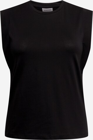 Vero Moda Curve Shirt 'Place' in Schwarz: predná strana