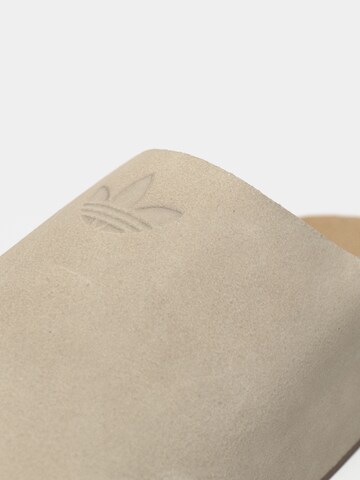 bēšs ADIDAS ORIGINALS Ādas čības 'ADIMULE'