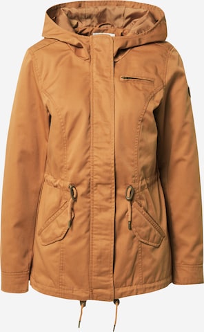 Parka mi-saison 'LORCA' ONLY en marron : devant