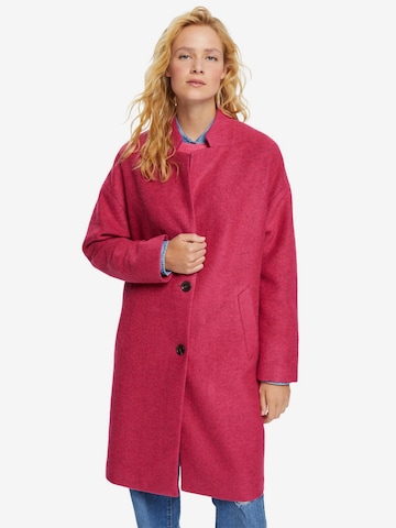 ESPRIT Ανοιξιάτικο και φθινοπωρινό παλτό σε ροζ: μπροστά