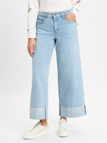 MAC Wide leg Jeans 'Nevada' in Blauw: voorkant