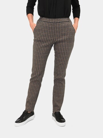 Goldner Slim fit Trousers in Beige: front