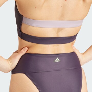 ADIDAS SPORTSWEAR Bustier Sportsbikini in Lila