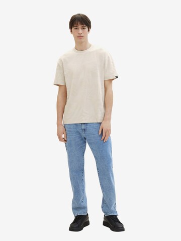 TOM TAILOR DENIM T-Shirt in Beige