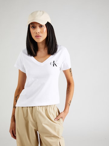 Calvin Klein Jeans Shirt in White: front