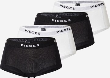 Panty di PIECES in nero: frontale