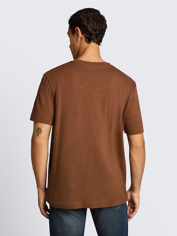 TOM TAILOR T-Shirt in Braun