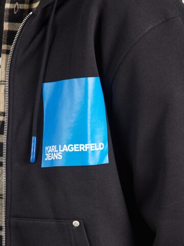 KARL LAGERFELD JEANS Sweatjakke i sort