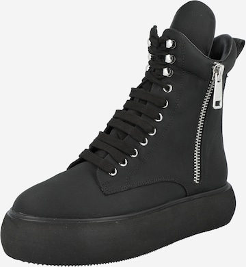 DKNY - Botines con cordones 'Aken' en negro: frente