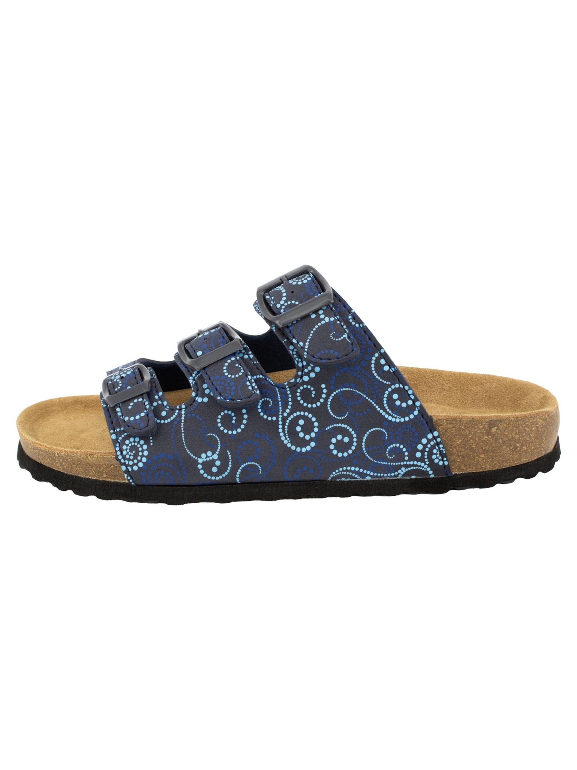 SUPERSOFT by Indigo Mules 'Classic' in Blue: front