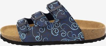 SUPERSOFT by Indigo Mules 'Classic' in Blue: front