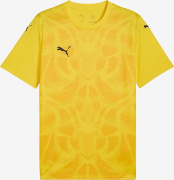PUMA Funktionsshirt 'Team Ultimate' in Gelb: Vorderseite