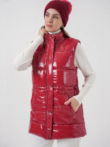 Gilet Bigdart en rouge : devant