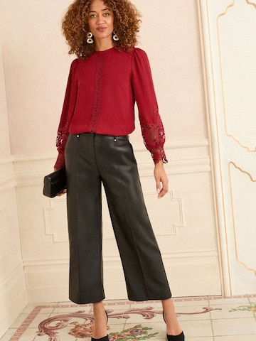 love & roses Blouse in Rood