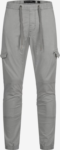 Pantalon cargo 'Pillus' INDICODE JEANS en gris : devant