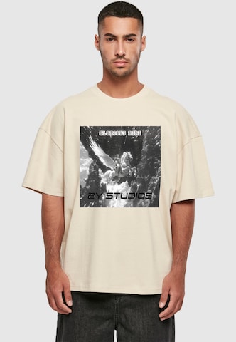 2Y Studios Shirt 'Glorious Ride' in Beige: voorkant