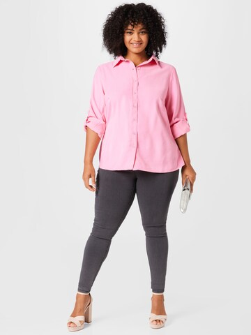 ONLY Carmakoma Blouse in Pink