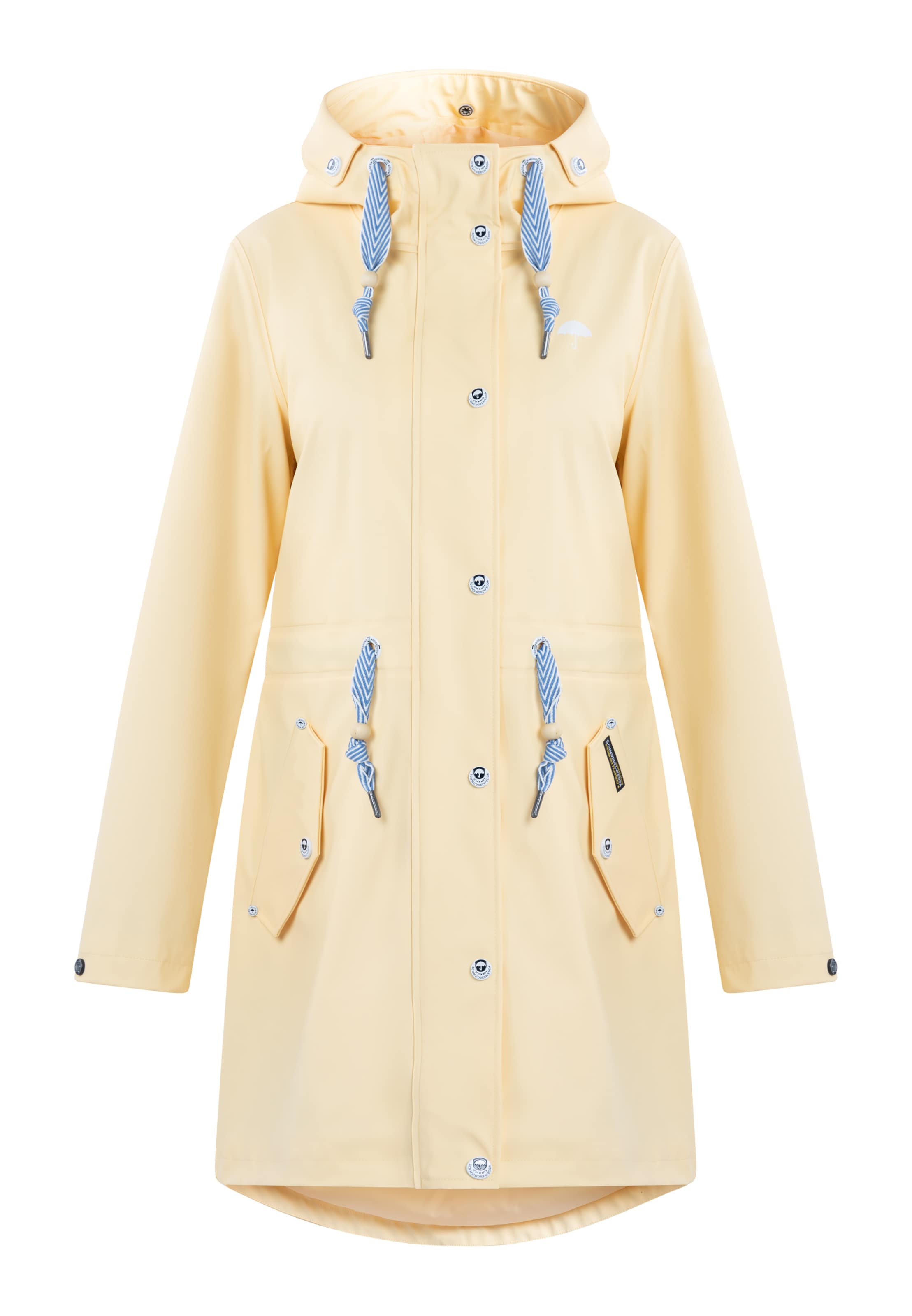 Schmuddelwedda Функциональное пальто в Желтый: спереди