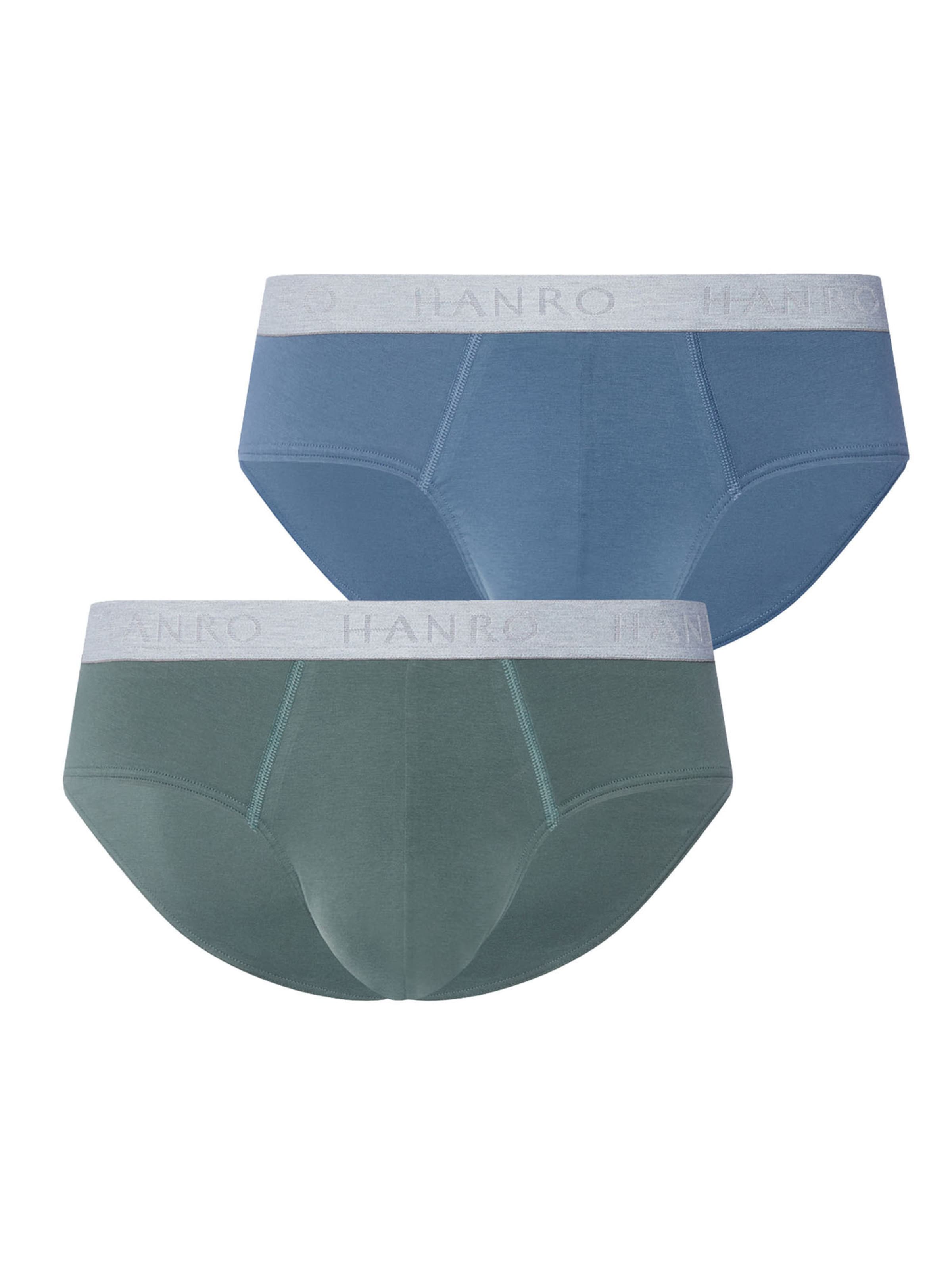 Hanro Slip 'Essentials' in Blauw: voorkant
