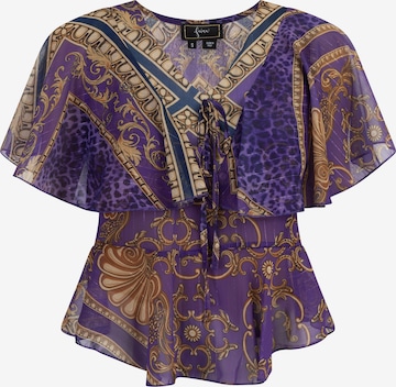 faina Blouse in Purple: front