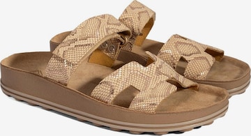 Desa Mule 'Keilrutschen' in Beige: front