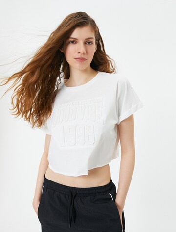 Koton Shirt in Beige: voorkant