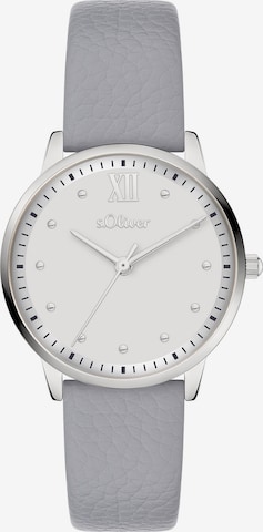 s.Oliver Analog Watch in Grey: front