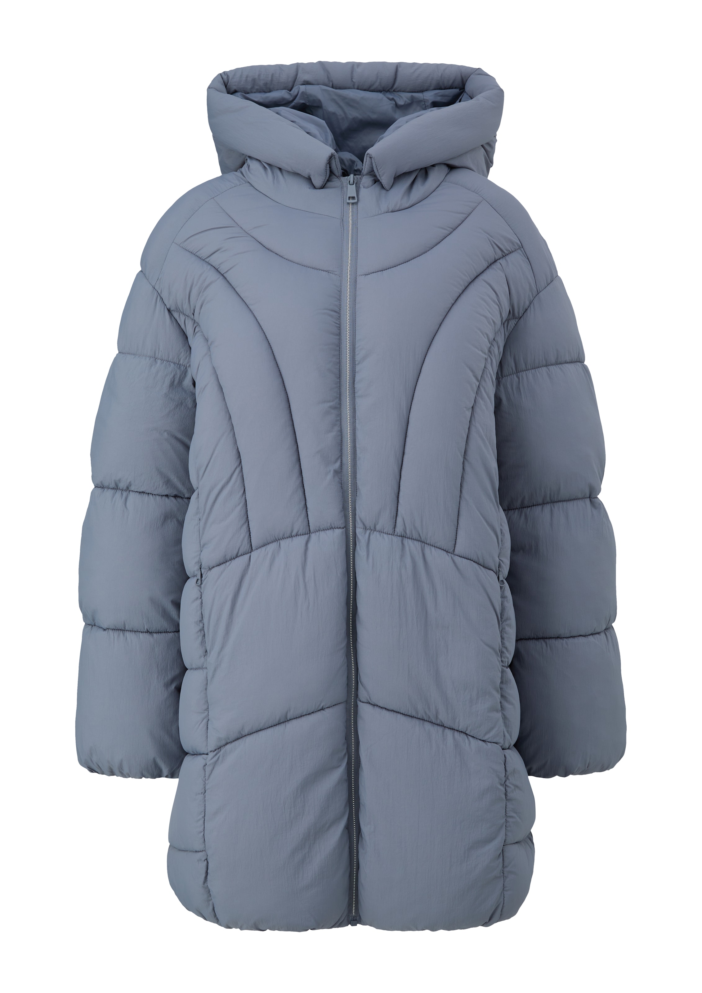 s.Oliver Winterjas in Blauw: voorkant