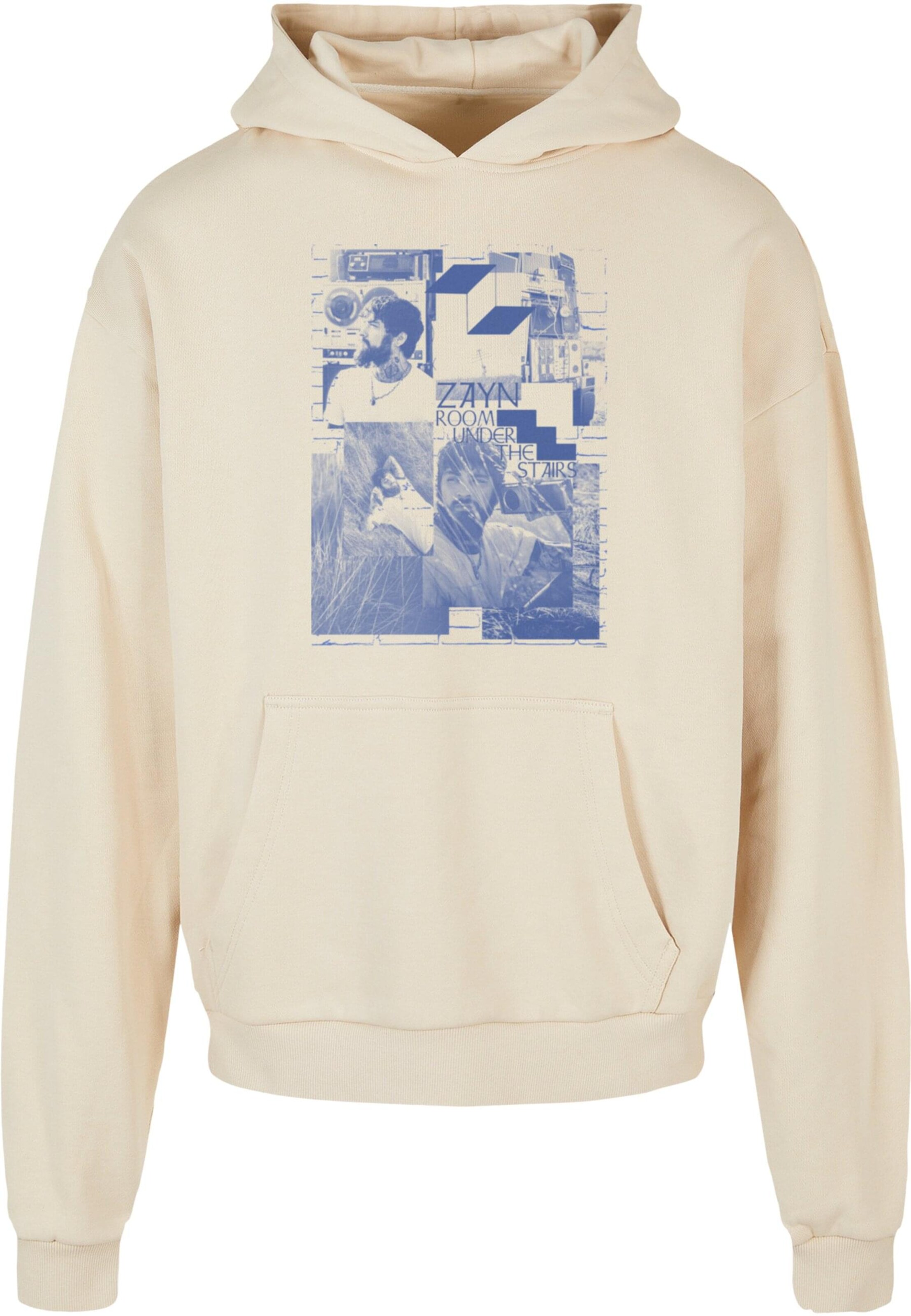 Sweat-shirt 'Zayn' Merchcode en beige : devant