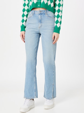 NA-KD Boot cut Jeans 'Ocean Lewis' in Blue: front