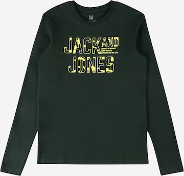 Jack & Jones Junior Tričko 'PEACE WALKER' – zelená: přední strana