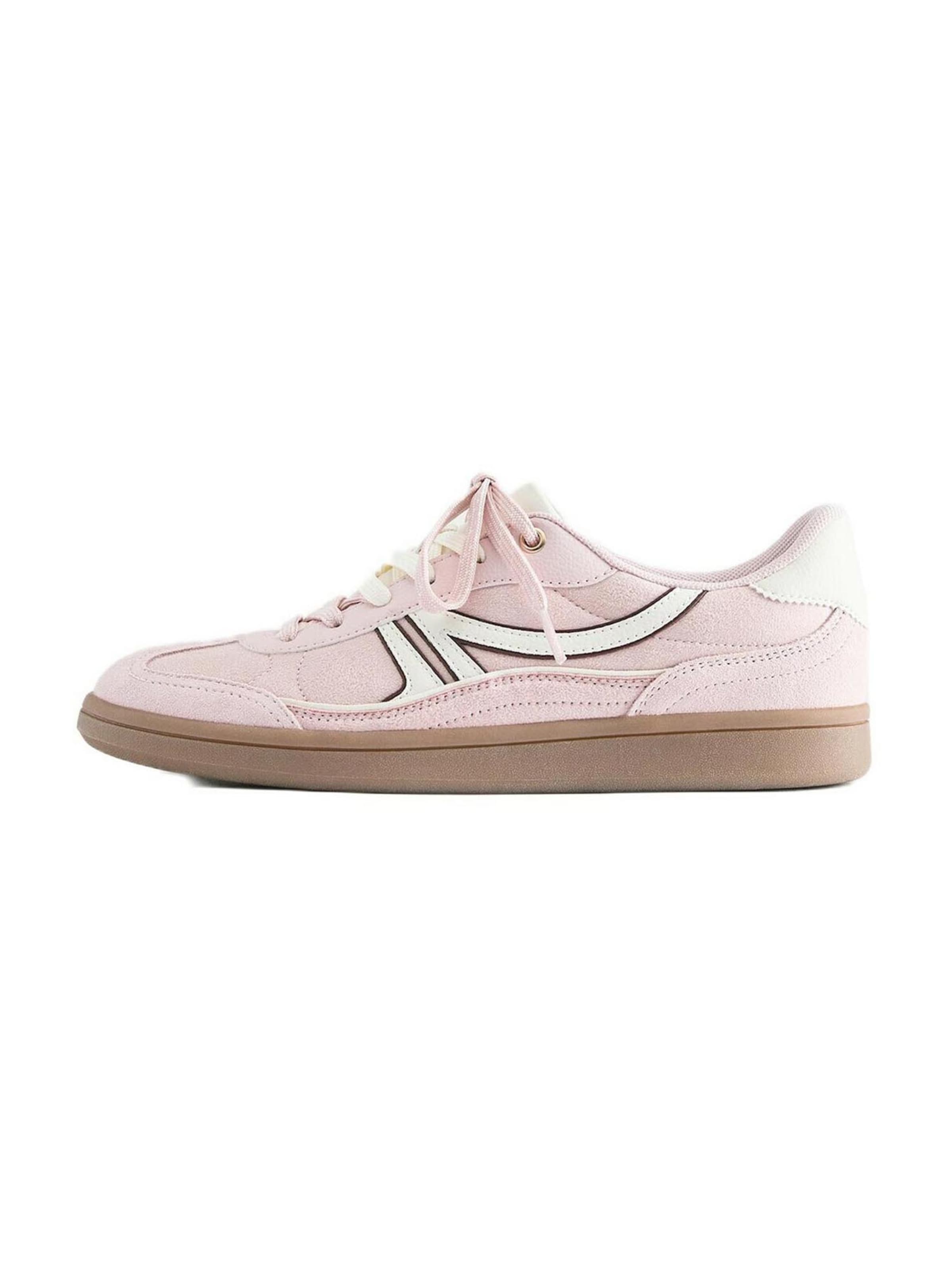 Pull&Bear Nizke superge 'BAMBA' | roza barva: sprednja stran