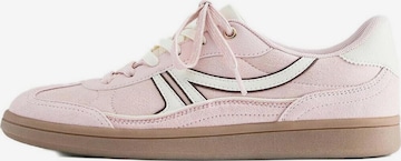 Pull&Bear Tenisky 'BAMBA' – pink: přední strana