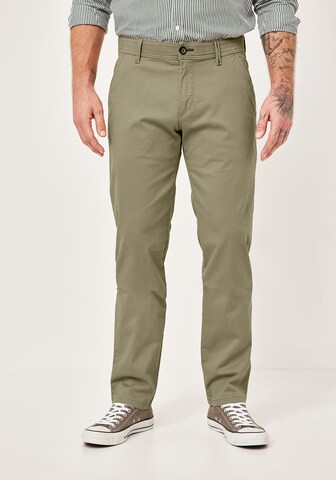 REDPOINT Slimfit Hose in Grün: Vorderseite