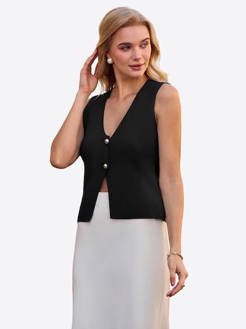 Imily Bela Gebreide bodywarmer in Zwart