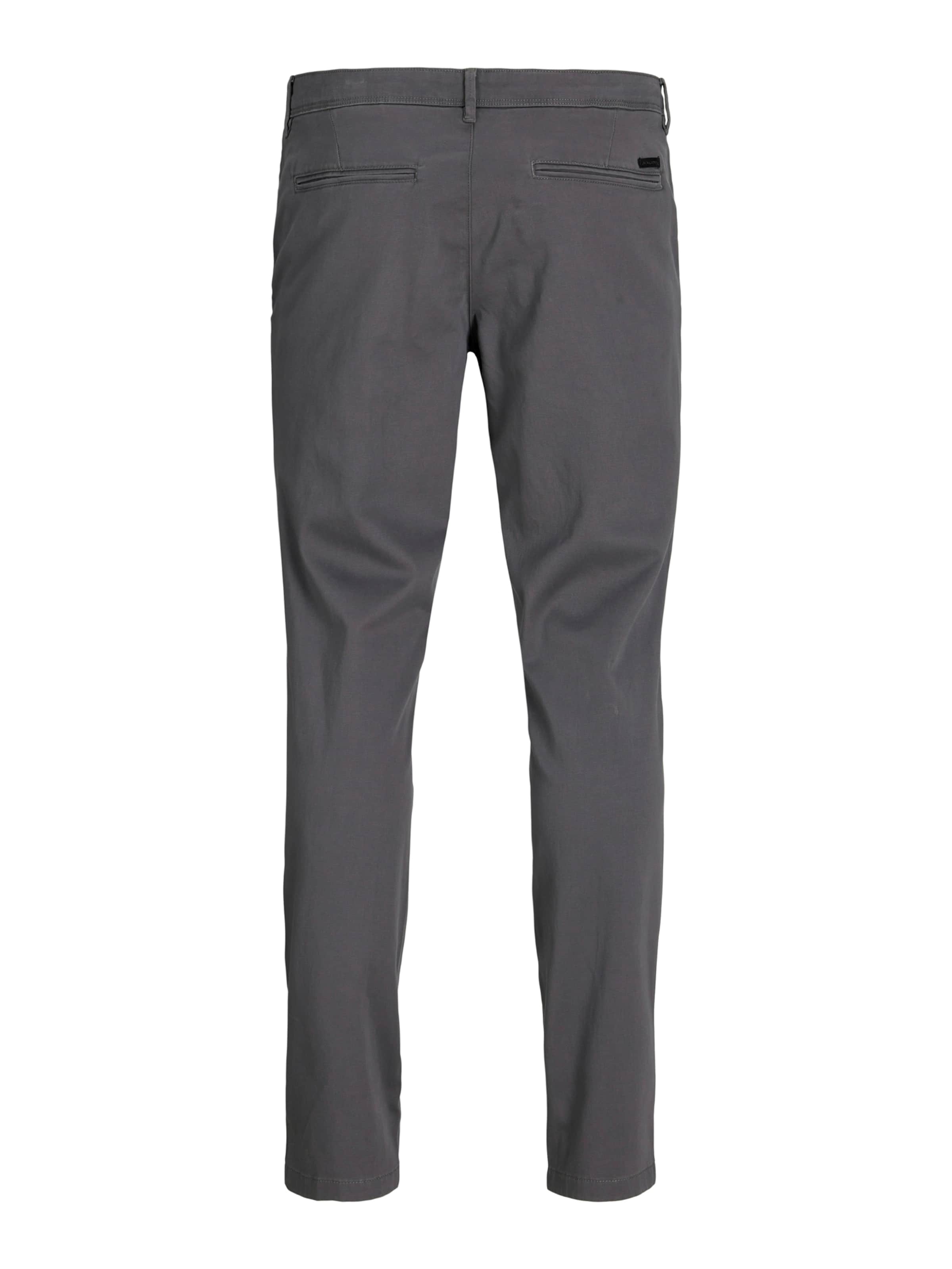 JACK & JONES Slim fit Chino Pants 'JJIMARCO JJBOWIE' in Grey