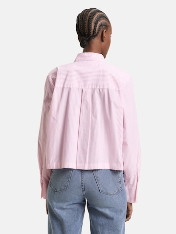 TOM TAILOR DENIM Bluse in Pink